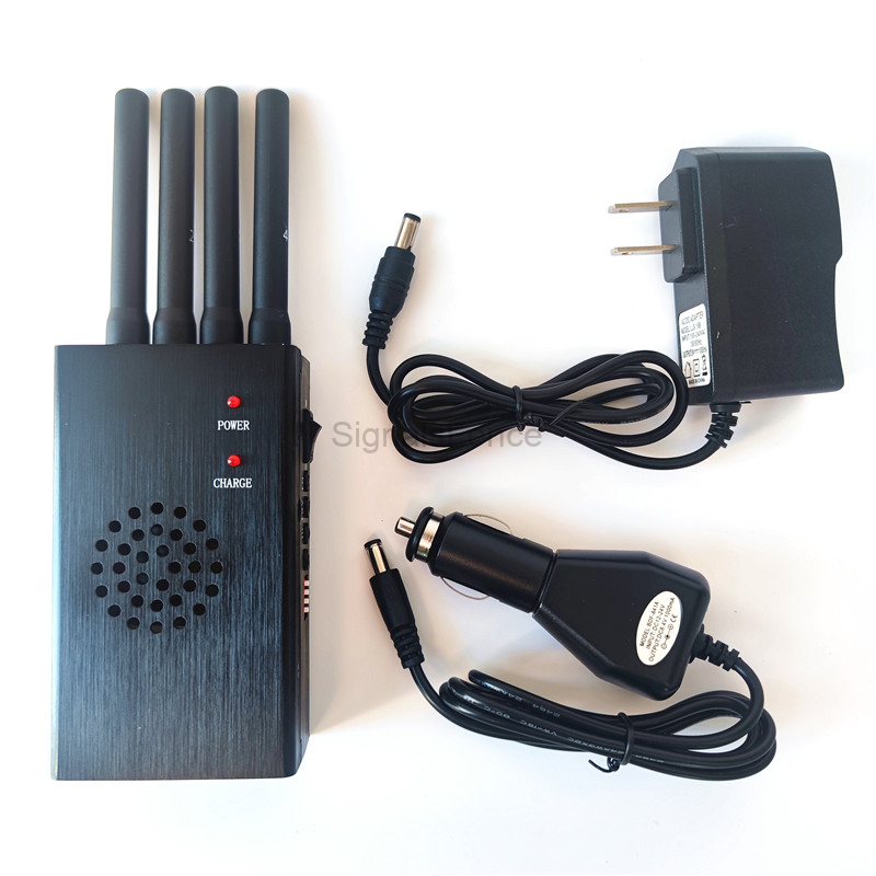 4 Bands Portable Handheld WiFi / Bluetooth & GPS Signal Jammer - Image 5