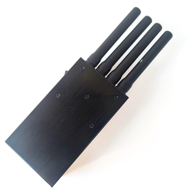 4 Bands Portable Handheld WiFi / Bluetooth & GPS Signal Jammer - Image 3