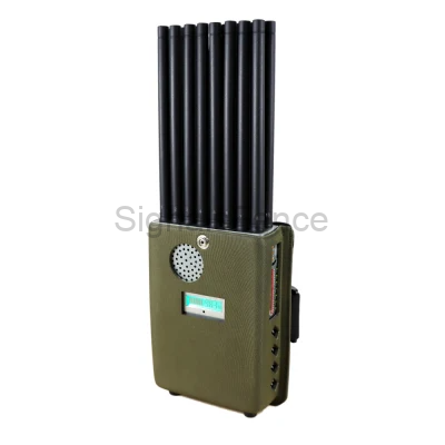 18 Bands Real Full-band RF Signal Jammer Portable Handheld Cell Phone 2G 3G 4G 5G & WiFi / Bluetooth & GPS & LoJack & Walkie- Talkie & Remote Control Signal Jammer (with arm bag) – Bild 3