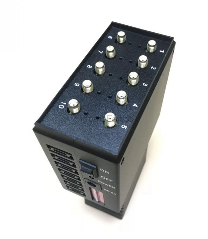 10 Bands Portable Handheld Cell Phone 2G 3G 4G & WiFi / Bluetooth & GPS & LoJack Signal Jammer - Image 3