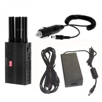 6 Bands Portable Handheld Cell Phone 2G 3G 4G & WiFi / Car GPS Tracker Signal Jammer - Image 3