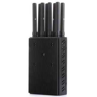 Teléfono celular portátil señales Jammer 3G 4G WIFI GPS L1 LOJACK VHF