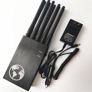 5G GSM Jammer WiFI 5Ghz Bluetooth 2.4G GPS Jammer z 10 antenami