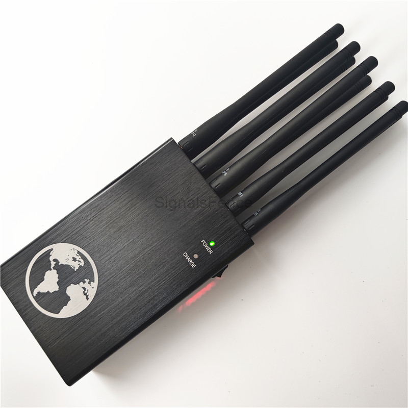 5G GSM Jammer WiFI 5Ghz Bluetooth 2.4G GPS Jammer with 10 Antennas - 画像 (3)