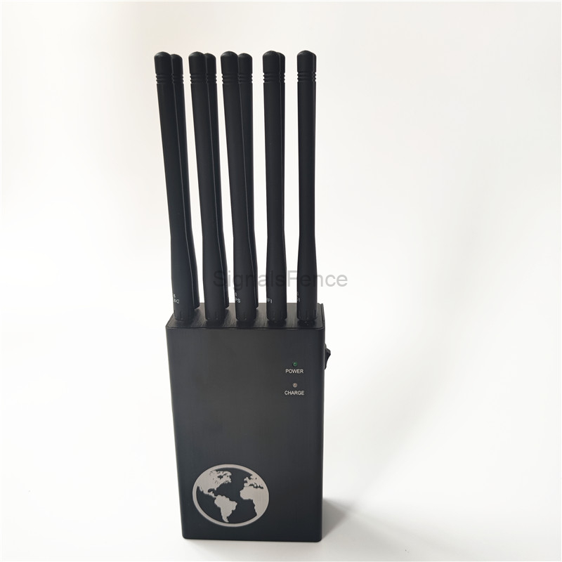 5G GSM Jammer WiFI 5Ghz Bluetooth 2.4G GPS Jammer with 10 Antennas - 画像 (2)